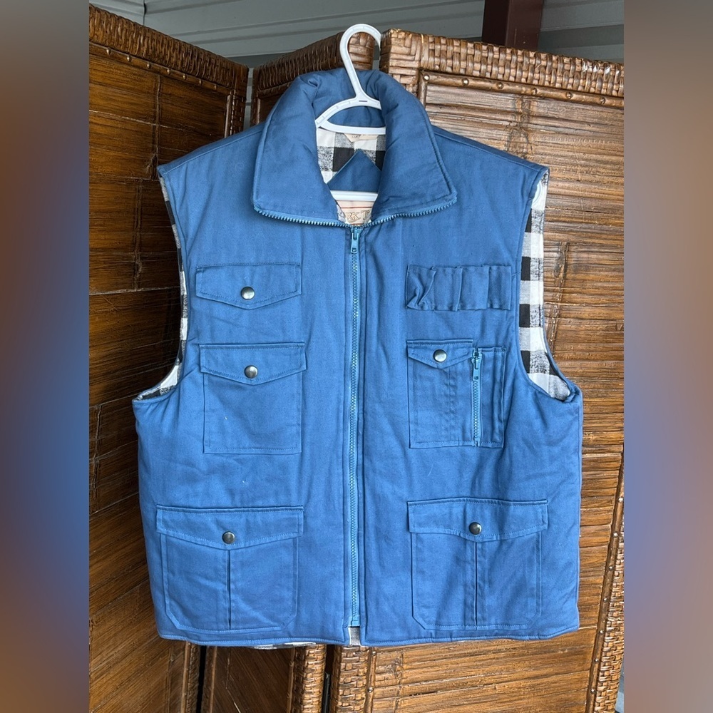 90s Cargo Utility Vest Vintage Ozark Trail deadstock Medium